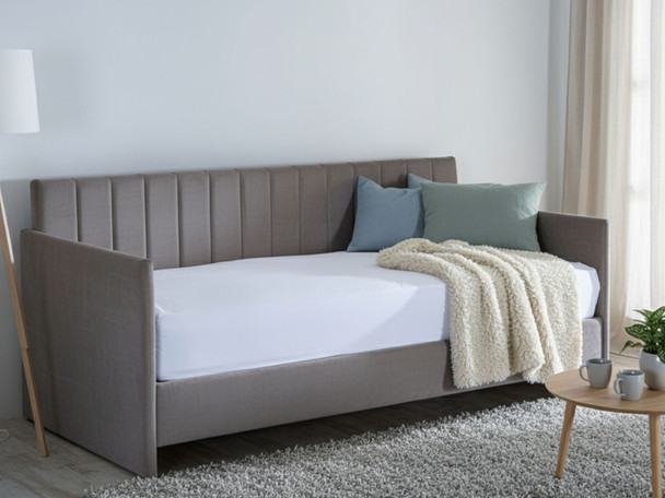 Esupasaver Turin Upholstered Fabric Single Day bed Sofa Sitting Sleeping Lounging Uk Made Esupasaver Esupasaver Turin Upholstered Fabric Single Day bed Sofa Sitting Sleeping Lounging Uk Made Esupasaver