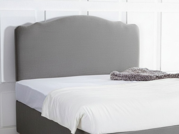 Transform your sleeping space with the Esupasaver Colette Bed Headboard. This elegantly curved headboard comes with bed fixing struts for effortless setup.