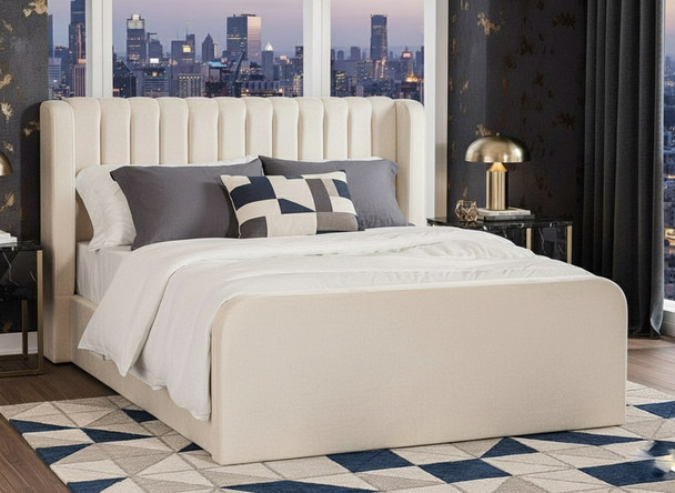 Discover the Esupasaver Electra Ottoman Storage Bed Frame, featuring elegant accent lines and ample storage, perfect for enhancing your bedroom's style and functionality.