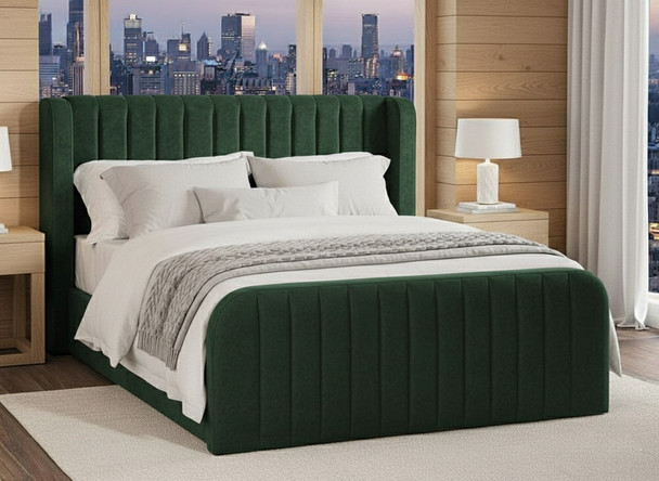 Discover the Esupasaver Alba Ottoman Storage Bed Frame, featuring elegant accent lines and ample storage, perfect for enhancing your bedroom's style and functionality.