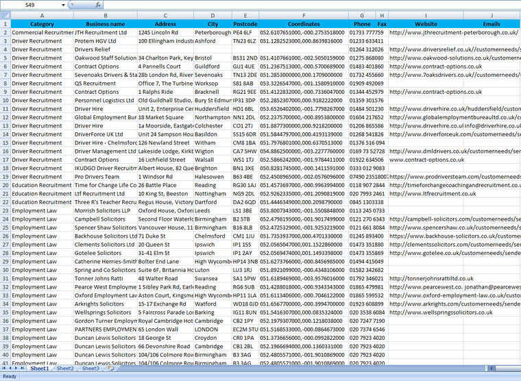 Employment And Recruitment Companies And Consultants Database UK 2021