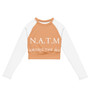 N.A.T.M Cream Edition long-sleeve crop top