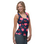 N.A.T.M Heart Birdy Womens Sublimation Cut & Sew Tank Top