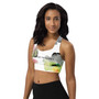 Longline FlowerLove sports bra