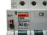 Merlin Gerin knox1002266-C605-20A-D Used Surplus