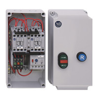 Allen Bradley 105-C09NDJOV IEC Enclosed Reversing Starter Used Surplus