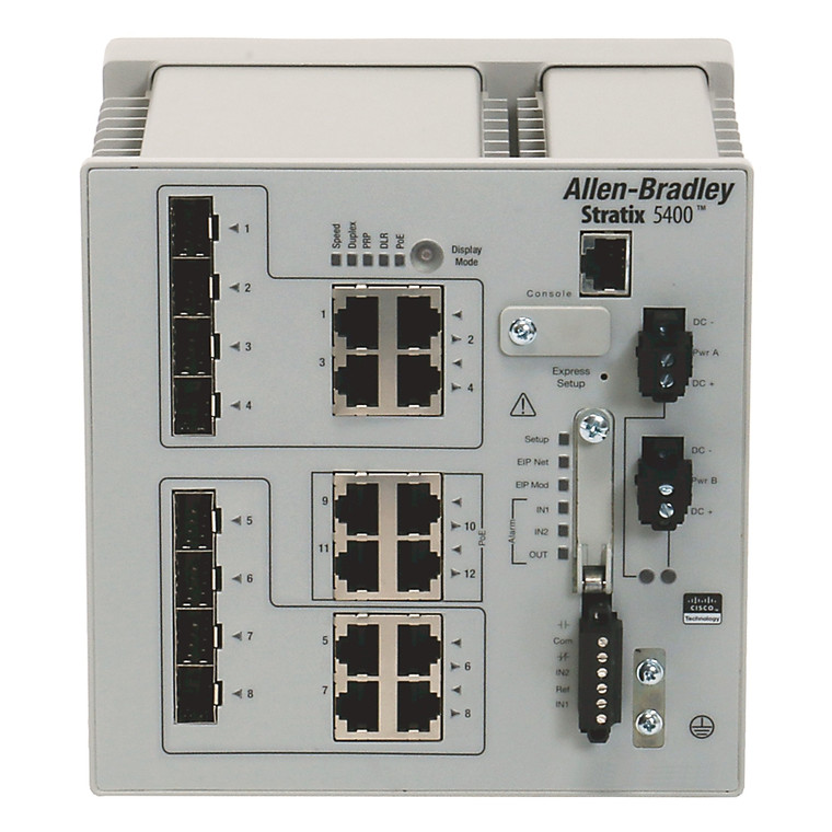 Allen Bradley 1783-HMS4EG8CGN Stratix 5400 12 Port Managed Switch