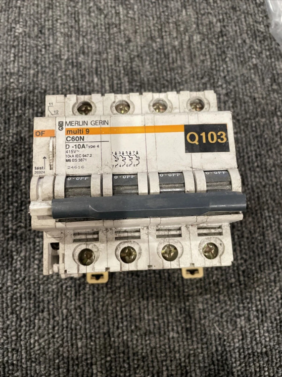 Merlin Gerin C60N 10A-TYPE D Used Surplus
