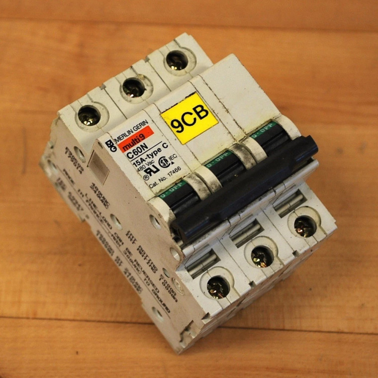 Merlin Gerin C60N 15A-TYPE C Used Surplus