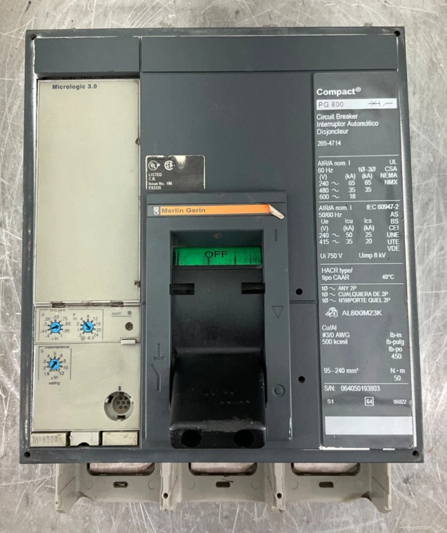 Merlin Gerin PG800(R) Used Surplus