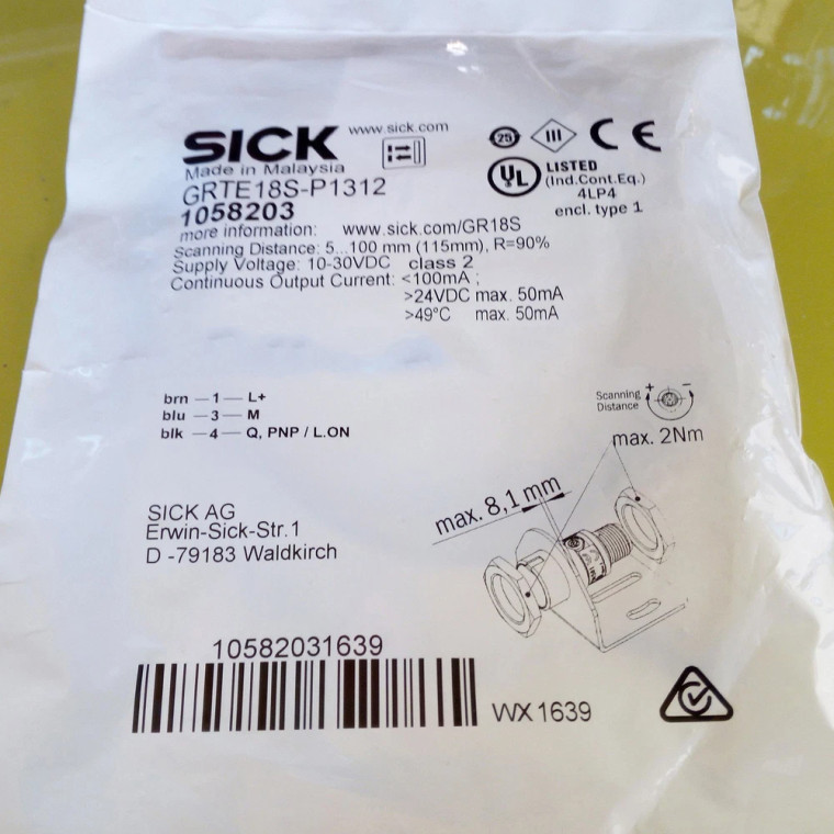 Sick GRTE18S-P1312