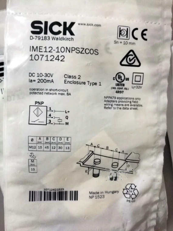 Sick IME12-10NPSZC0S