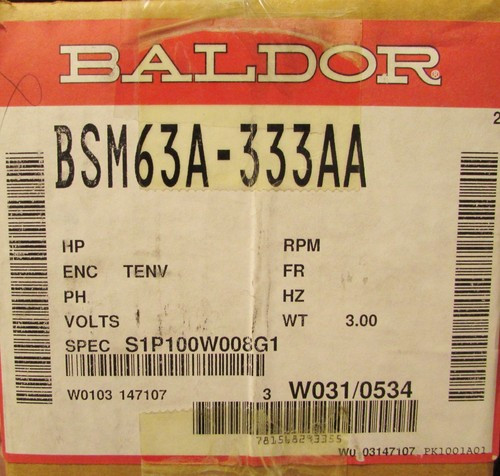 Baldor BSM63A