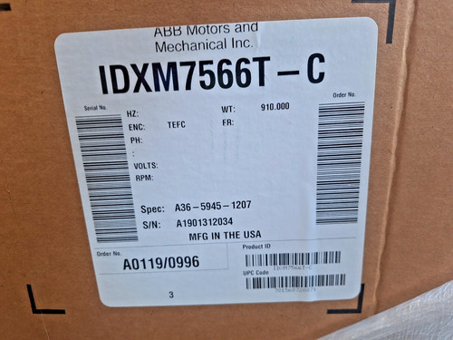 Baldor IDXM7566T-C