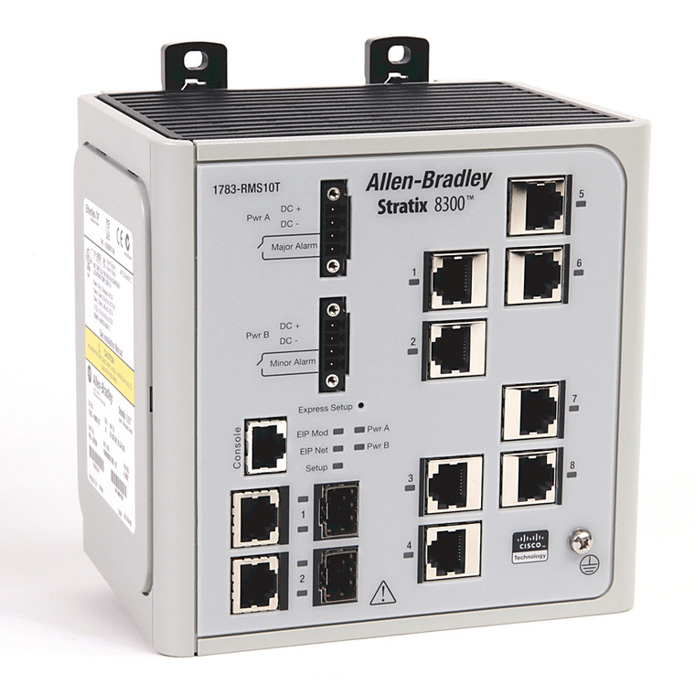 Allen Bradley 1783-RMS10T Stratix 8300 10 Port Ethernet Switch