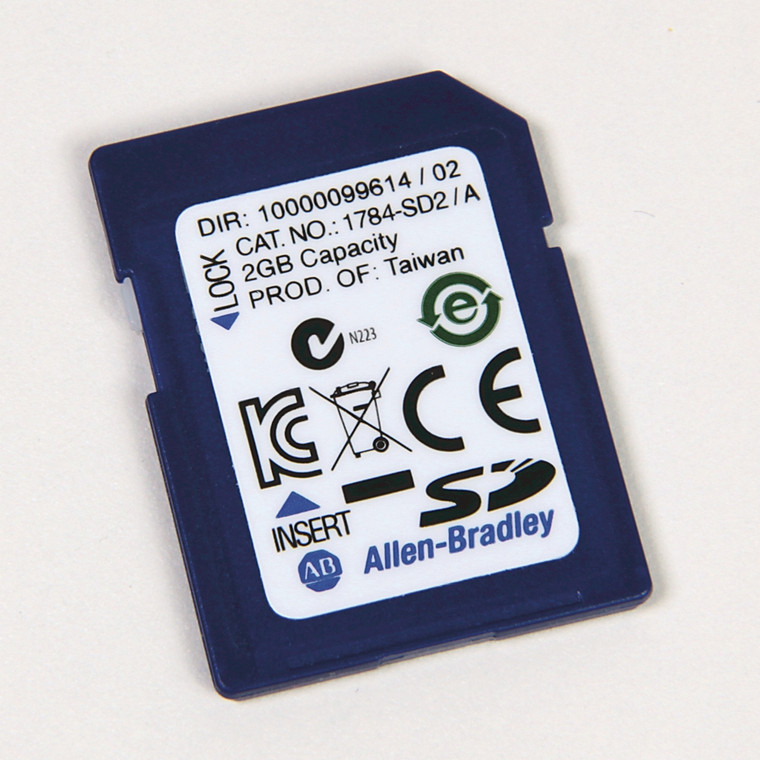 Allen Bradley 1784-SD2 Industrial 2GB Secure Digital Card Used Surplus
