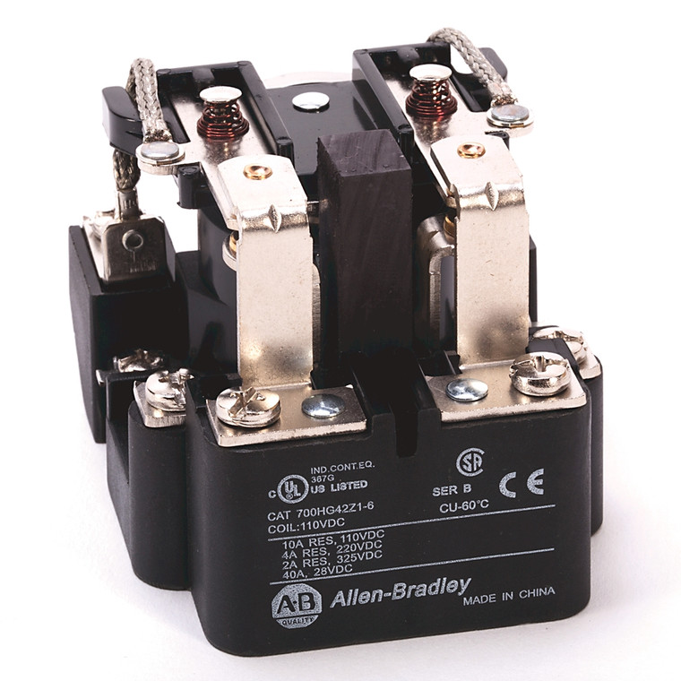 Allen Bradley 700-HG47A1 120V 50/60Hz Open Style Power Relay