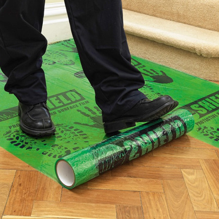 Timco Shield Protective Hard Surface Protector Film 50m x 0.6m Roll