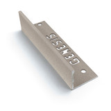 Genesis Aluminium Straight Edge Profile for 2cm Tiles - GRANITE - ESA225.411