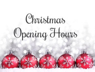 ​Christmas & New Year Opening Hours’ Notice