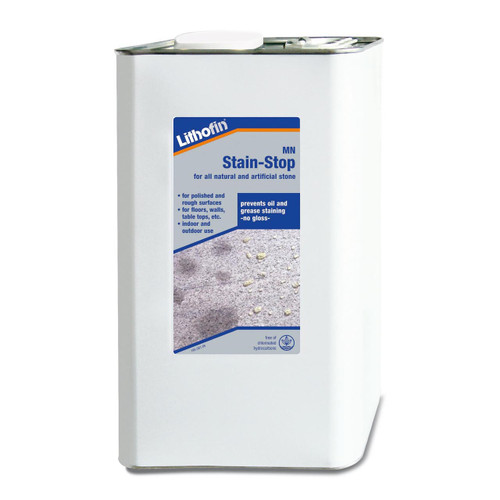 Lithofin MN Stain Stop Natural Stone Impregnator & Sealer - 5 Litre