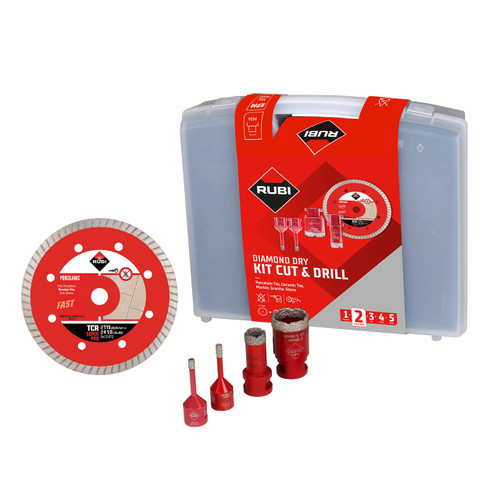 Rubi Diamant DRY Cut Diamond Cutting & Drilling Set Drygres - 68923