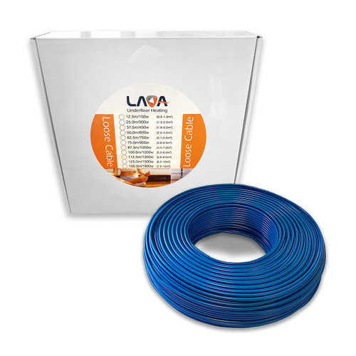 Lava Loose Cable Underfloor Heating - 50.0lm/600w (4.0m2)