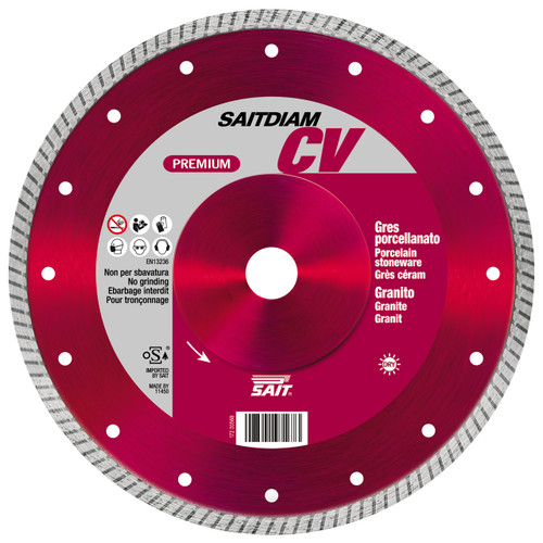 SAIT CV Turbo Porcelain - Stoneware - Klinker - Diamond Cutting Discs - 115mm - 097550