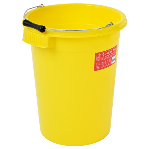Gorilla Large Mixing Bucket Yellow 30 Litre