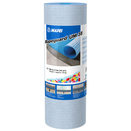 Mapei Mapeguard UM 35 - Uncoupling Membrane - 10 sq./m Mapei Mapeguard UM 35 - Uncoupling Membrane - 10 sq./m