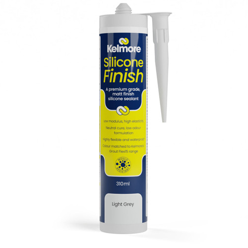 Kelmore Low Modulus Matt Finish Silicone Sealant 310ml - Light Grey