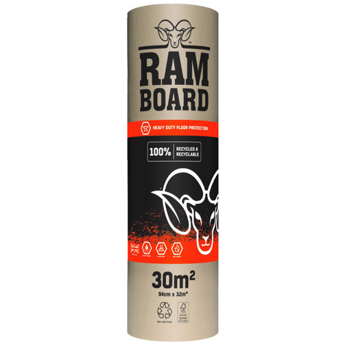 Ram Board Heavy Duty Breathable Floor Protection Roll - 94cm x 32m