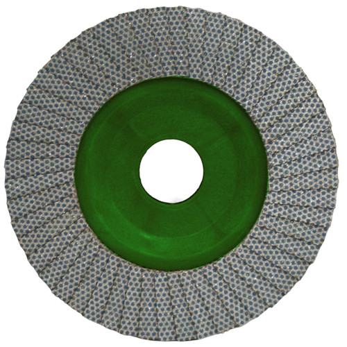 Rubi Diamond Pro Flap Wheel / Disc - 125mm - 50/60 Grit - GREEN - 32997