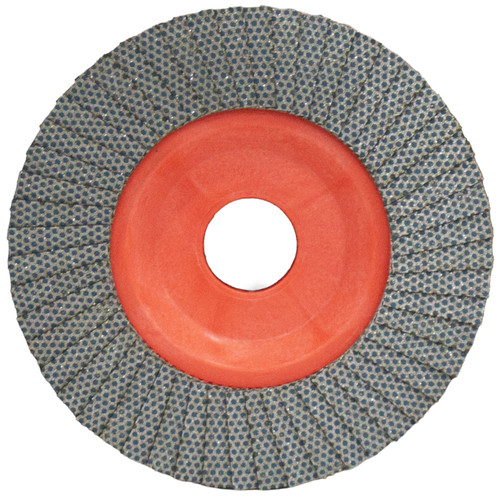 Rubi Diamond Pro Flap Wheel / Disc - 115mm - 200 Grit - RED - 32996
