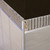 Genesis Aluminium Straight Edge Trim - 10mm Depth x 2.5m - BATH STONE - ESA100.414