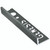 Genesis Aluminium Straight Edge Tile Trim - 12mm x 2.5m - GUN METAL - ESA120.77