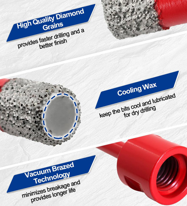 A Banner Displaying Diamond Core Drill Bits