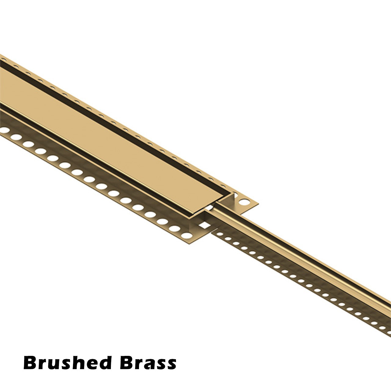 Linear Uno Brushed Brass