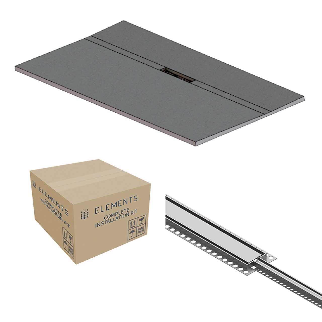 Linear Uno - 1800x900x30mm Offset Kit
