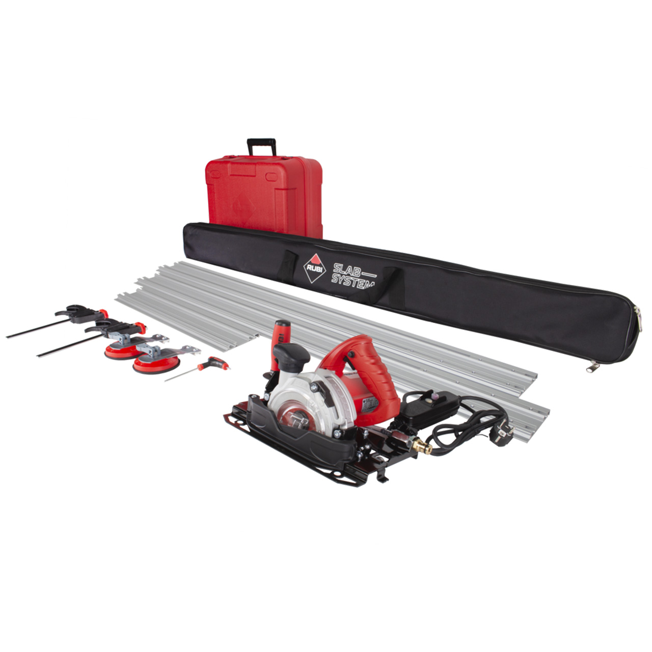 Rubi TC 125 G2 Circular Saw 230v - 51967 and Rail Kit - 51949