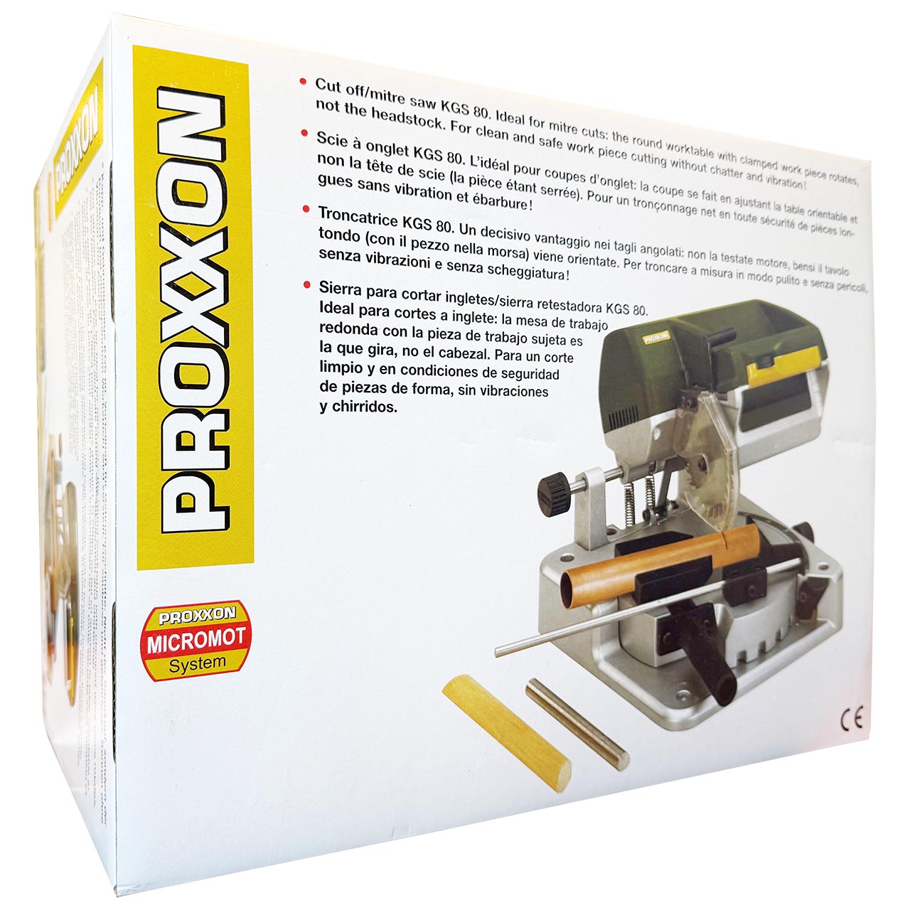 Proxxon KGS80 Mitre / Chop Saw Precision Cutting - 230v - P-27160
