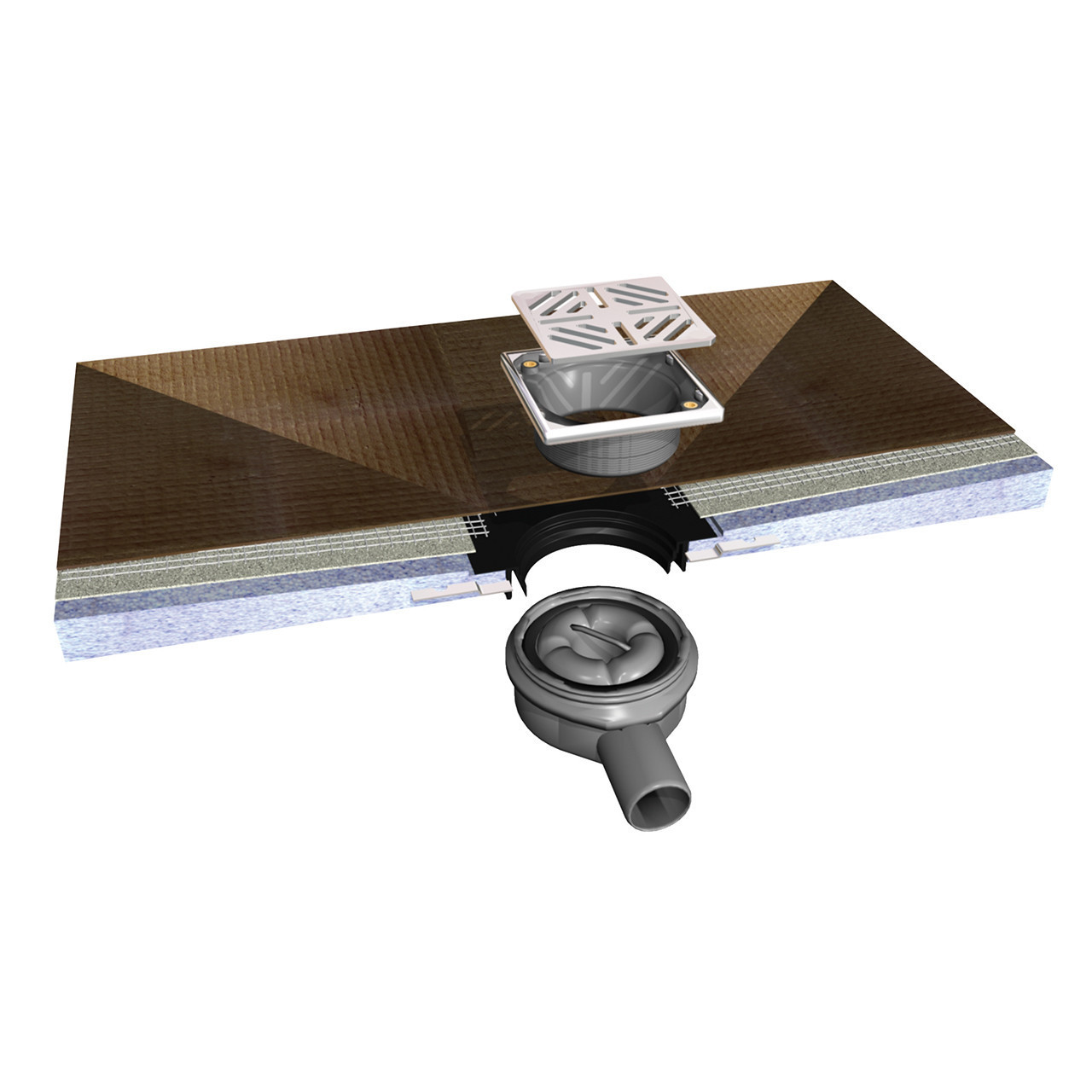 Exploded Tray with Waste