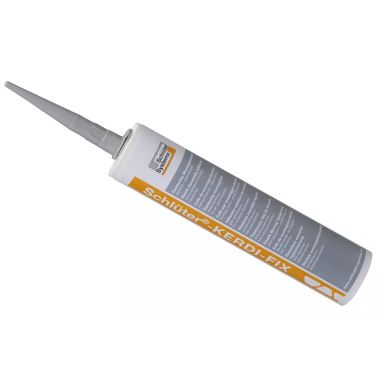 Schluter KERDI-FIX - MS Polymer based Adhesive and Sealant - Grey - 290ml