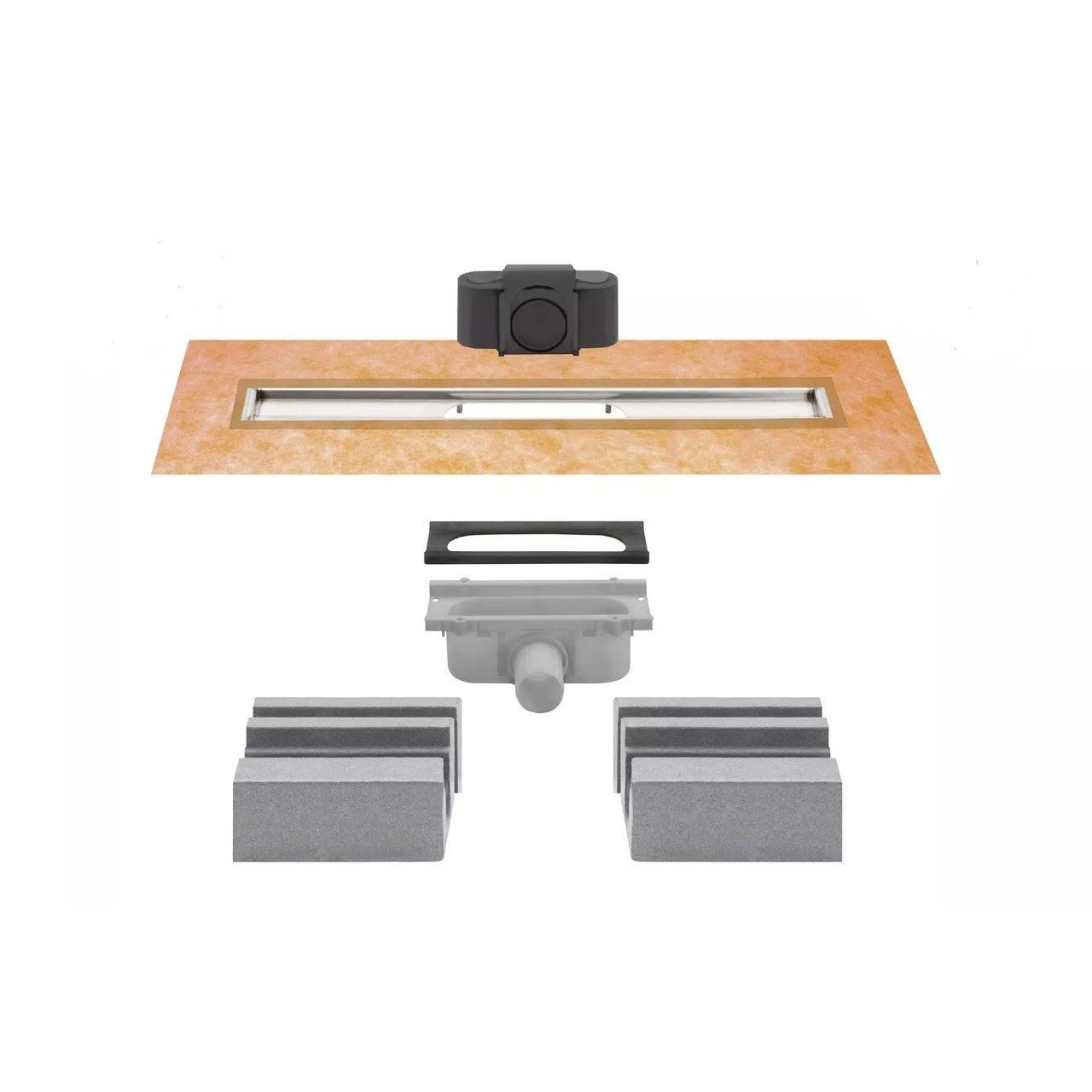 Schluter KERDI-LINE-G3 - Centre Outlet