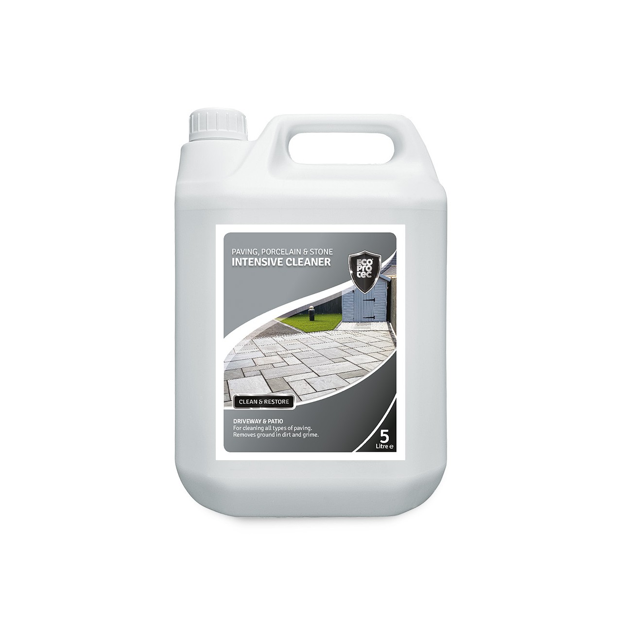 EcoProTec - Intensive Cleaner - Paving, Porcelain and Stone - 5 Litre