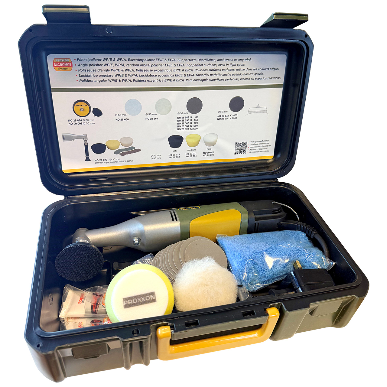 Proxxon Long Neck Angle Polisher WP/E - 230v - P-28660