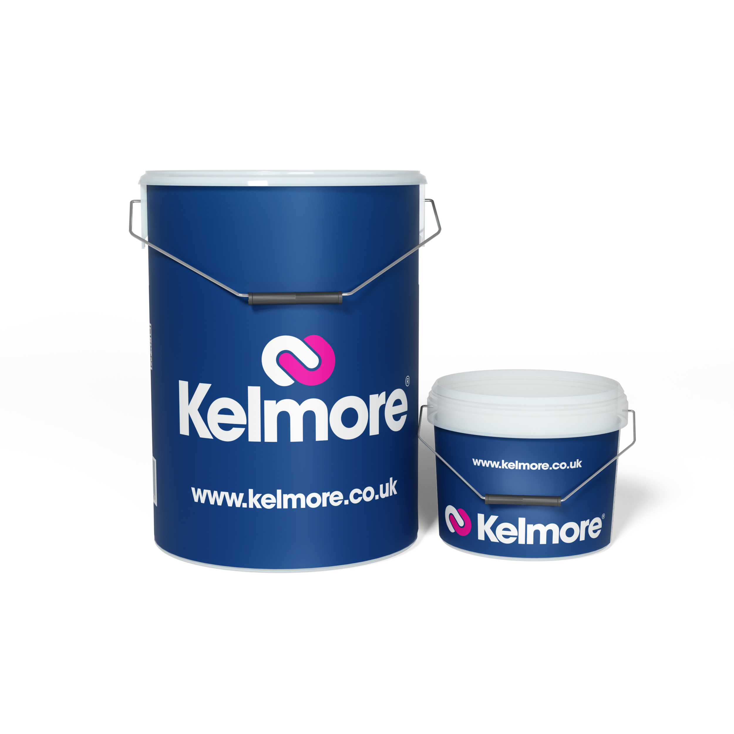 Kelmore Large Mixing Bucket with Metal Handle - 25 Litre
