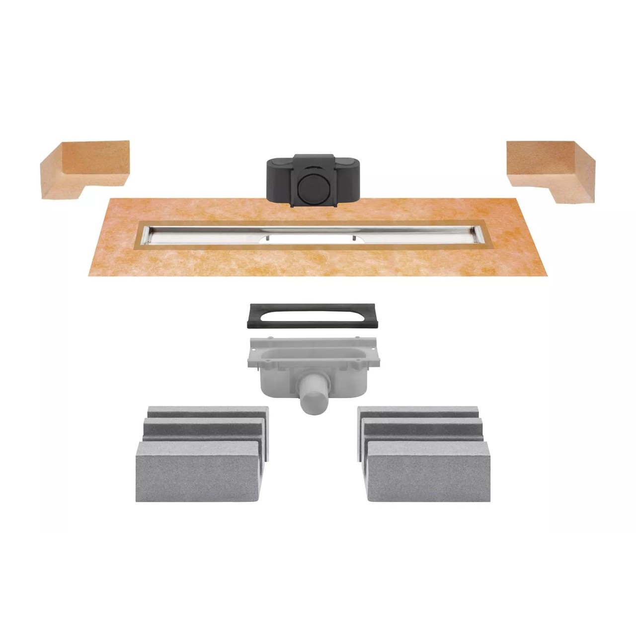 Schluter KERDI-LINE-G3 Linear Drainage with Centre Outlet