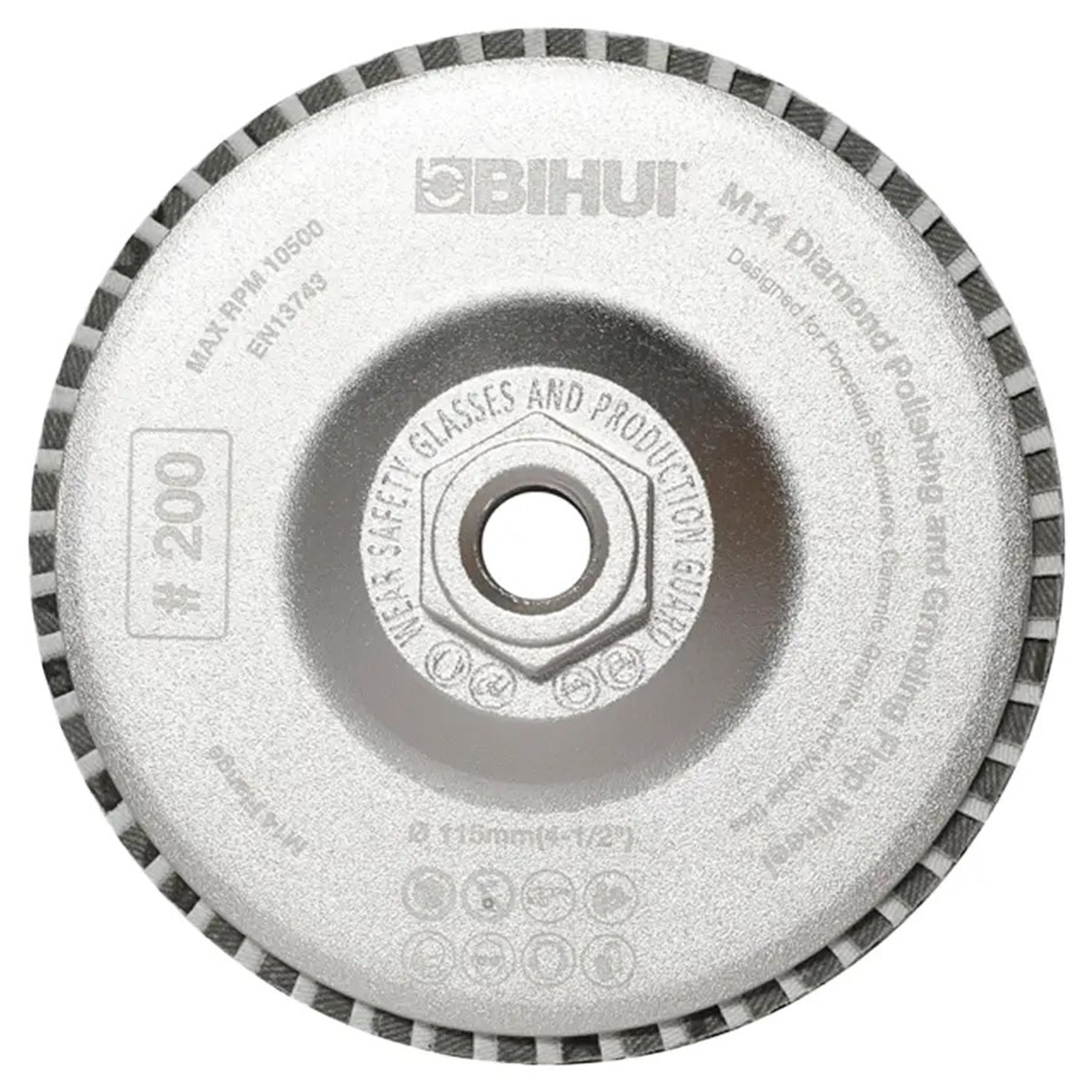 Bihui Polishing & Grinding Flap Wheel - 200 Grit - BU-DPM200