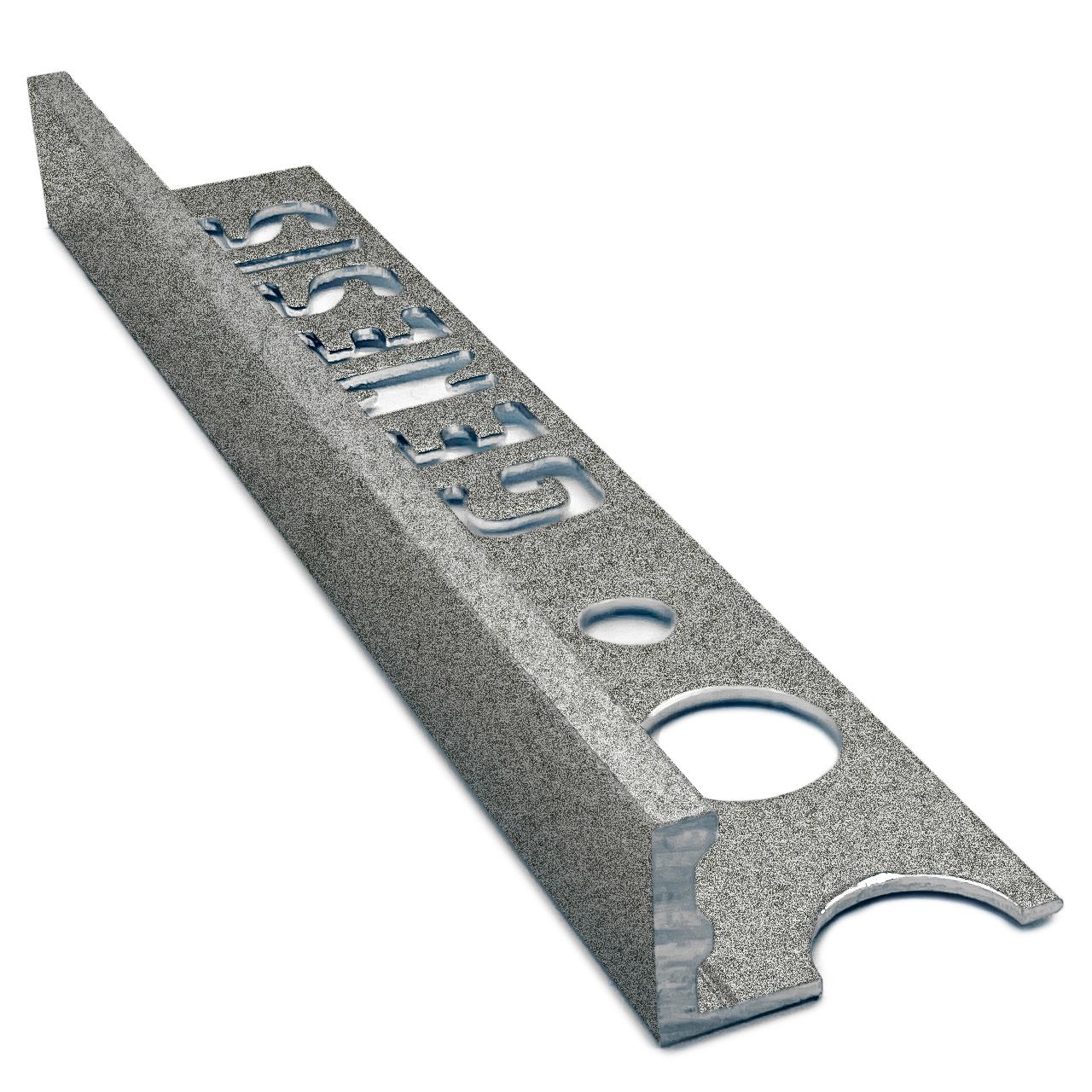 Genesis Aluminium Straight Edge Tile Trim - 12mm x 2.5m - URBAN STONE - ESA120.463